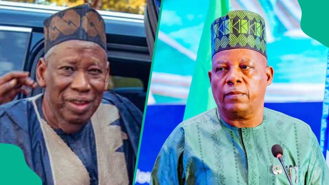 Abdullahi Umar Ganduje da Kashim Shettima Abdullahi Umar Ganduje da Kashim Shettima