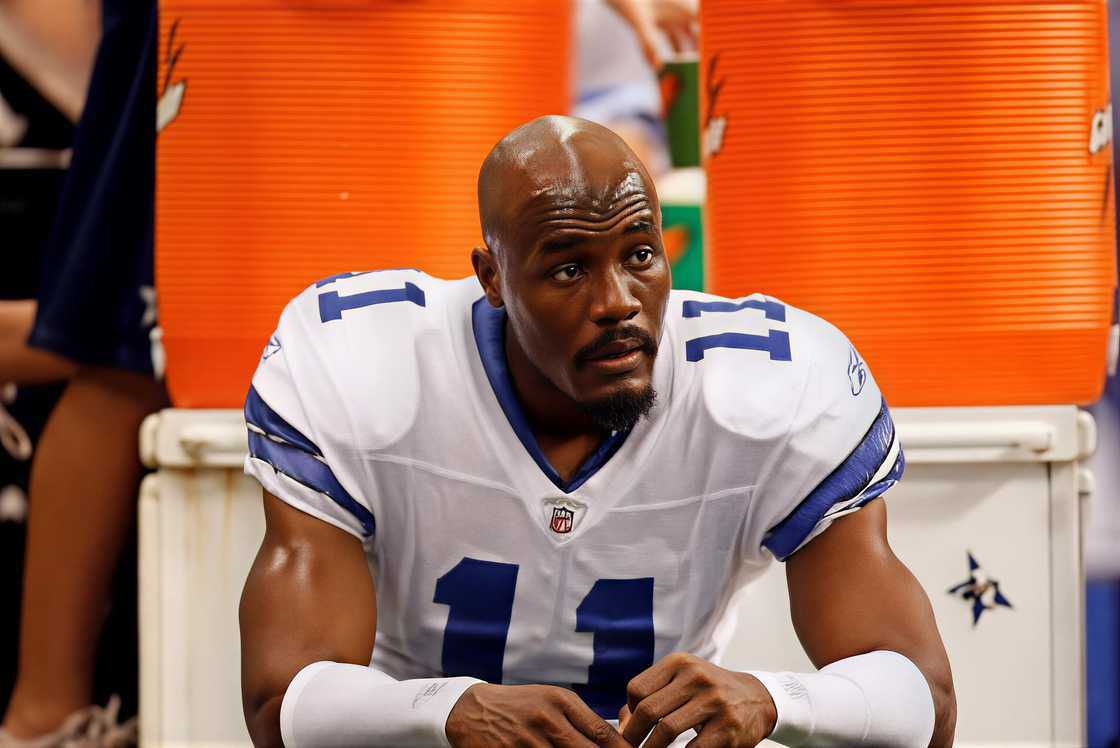 Roy Williams sits during a football match Roy Williams sits during a football match
