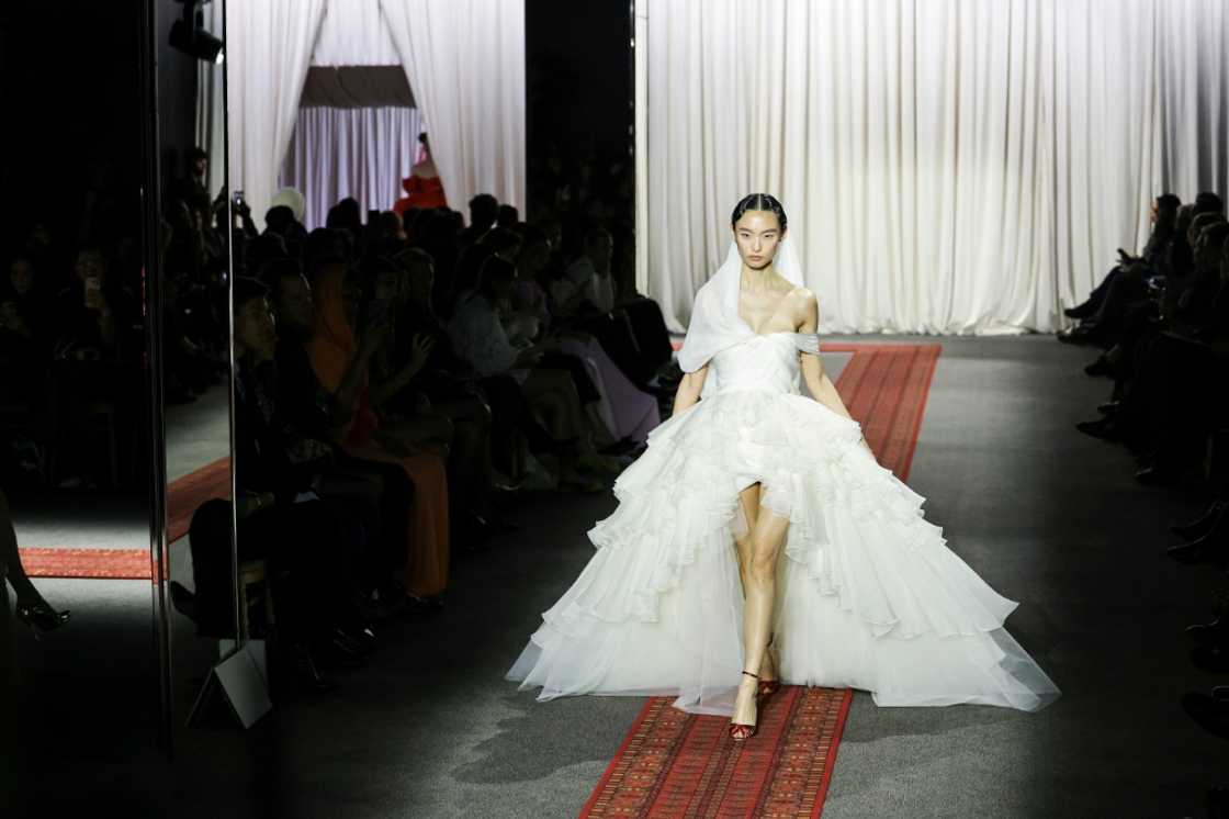 A bridal gown by Giambattista Valli