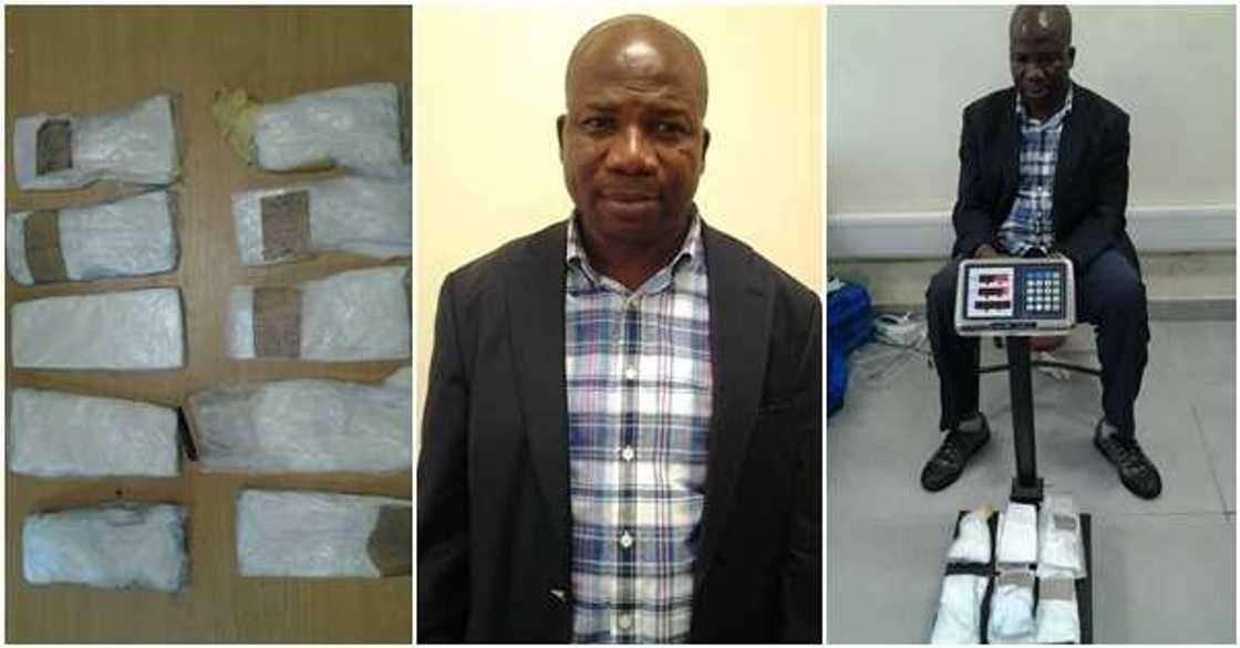 Photos Emerge As NDLEA Arrest Top Nigerian Politician With Cocaine at Lagos Airport Photos Emerge As NDLEA Arrest Top Nigerian Politician With Cocaine at Lagos Airport