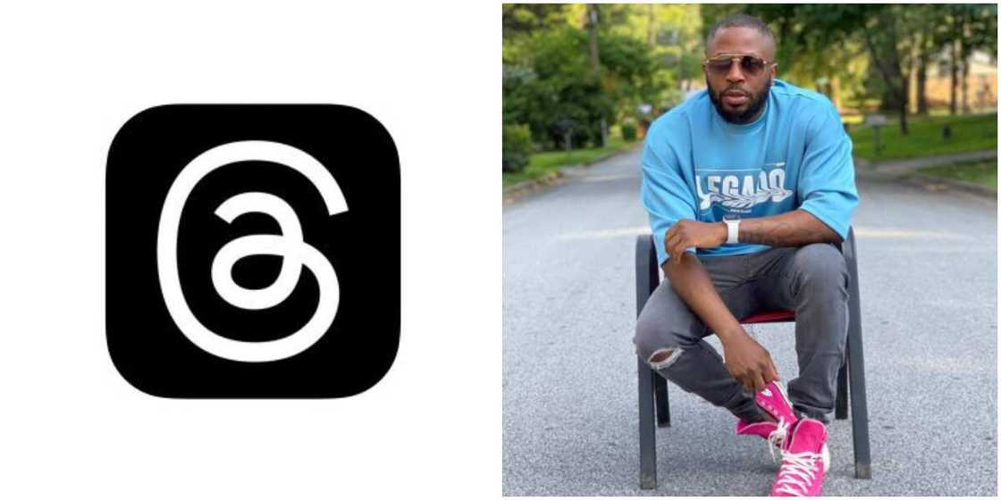 Threads app logo, Tunde Ednut Threads app logo, Tunde Ednut