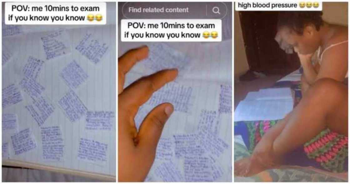 Dalibar jami'a ta nuna kayan satan jarabawa Dalibar jami'a ta nuna kayan satan jarabawa