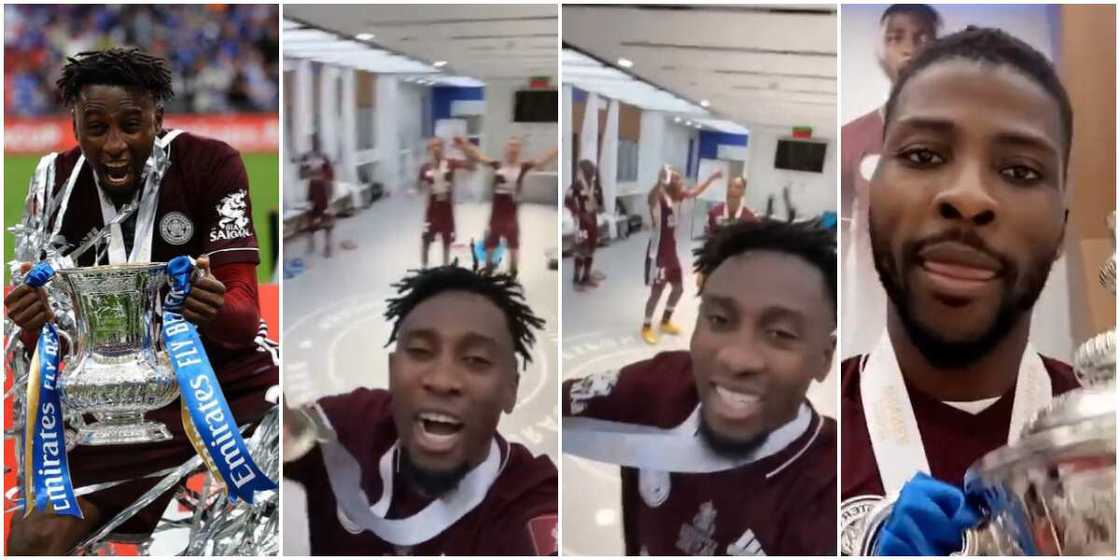 Kelechi Iheanacho, Wilfred Ndidi Make Team Dance to Dr Sid's Song After Leicester City's Win Over Chelsea Kelechi Iheanacho, Wilfred Ndidi Make Team Dance to Dr Sid's Song After Leicester City's Win Over Chelsea