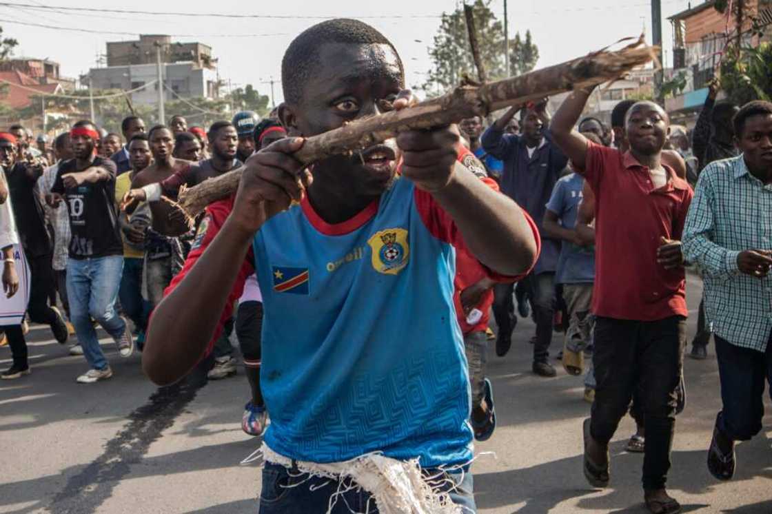 Fear and anger in Goma spilled over at an anti-Rwanda protest on Monday Fear and anger in Goma spilled over at an anti-Rwanda protest on Monday