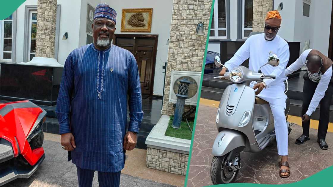 Dino Melaye gets new bike amid fuel scarcity, hike Dino Melaye gets new bike amid fuel scarcity, hike