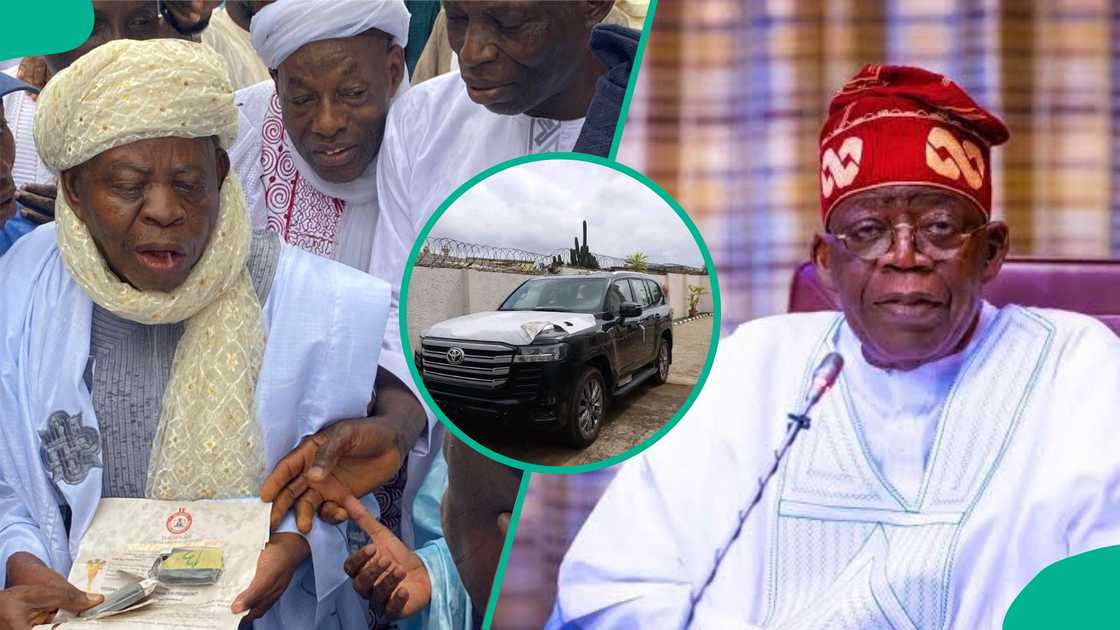 Limamin Oyo da shugaba Bola Tinubu ya ba mota Limamin Oyo da shugaba Bola Tinubu ya ba mota