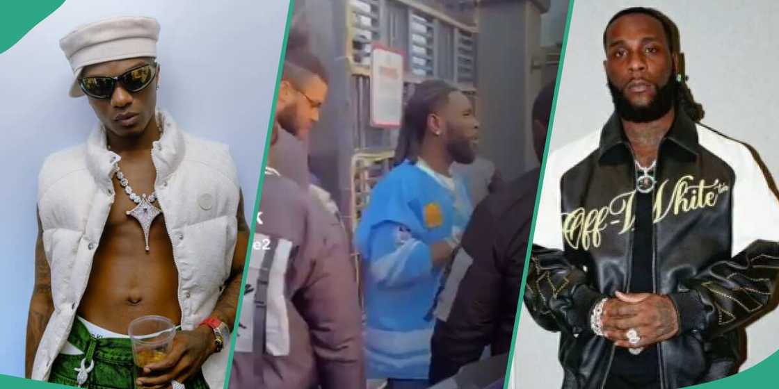 Burna Boy and Wizkid at Lagos nightclub Burna Boy and Wizkid at Lagos nightclub