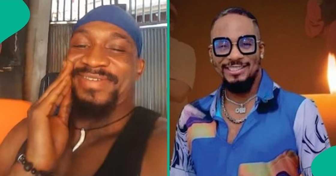 Nigerian man with striking resemblance to late Junior Pope posts video. Nigerian man with striking resemblance to late Junior Pope posts video.