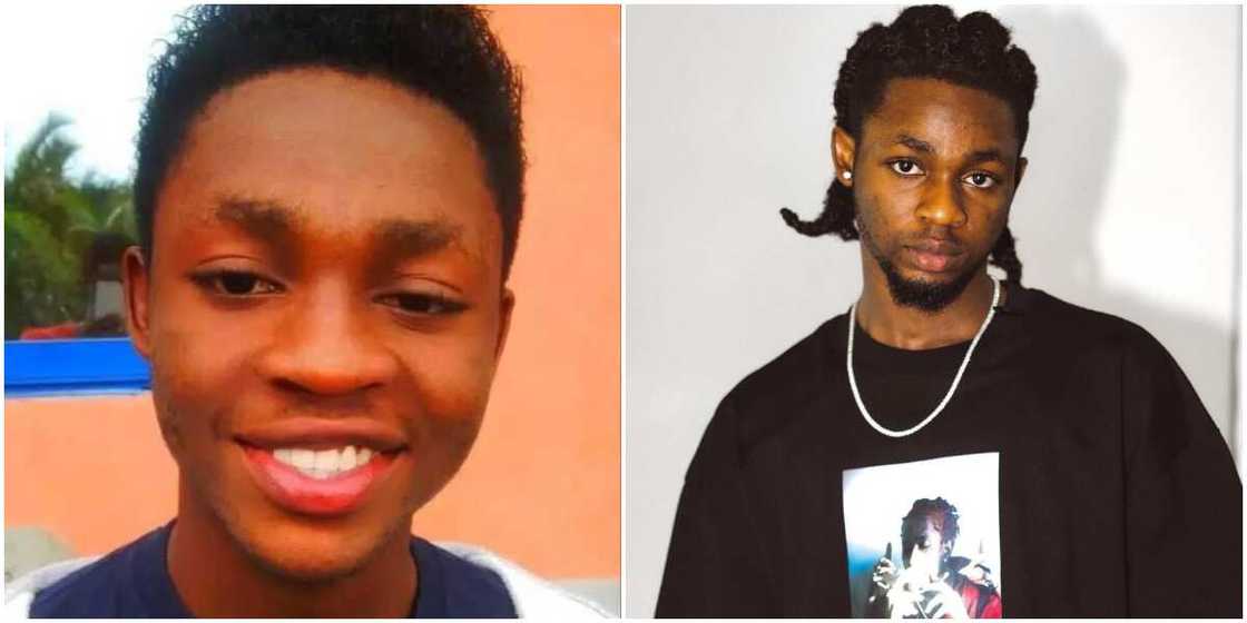 Omah Lay's throwback picture, Omah Lay Omah Lay's throwback picture, Omah Lay