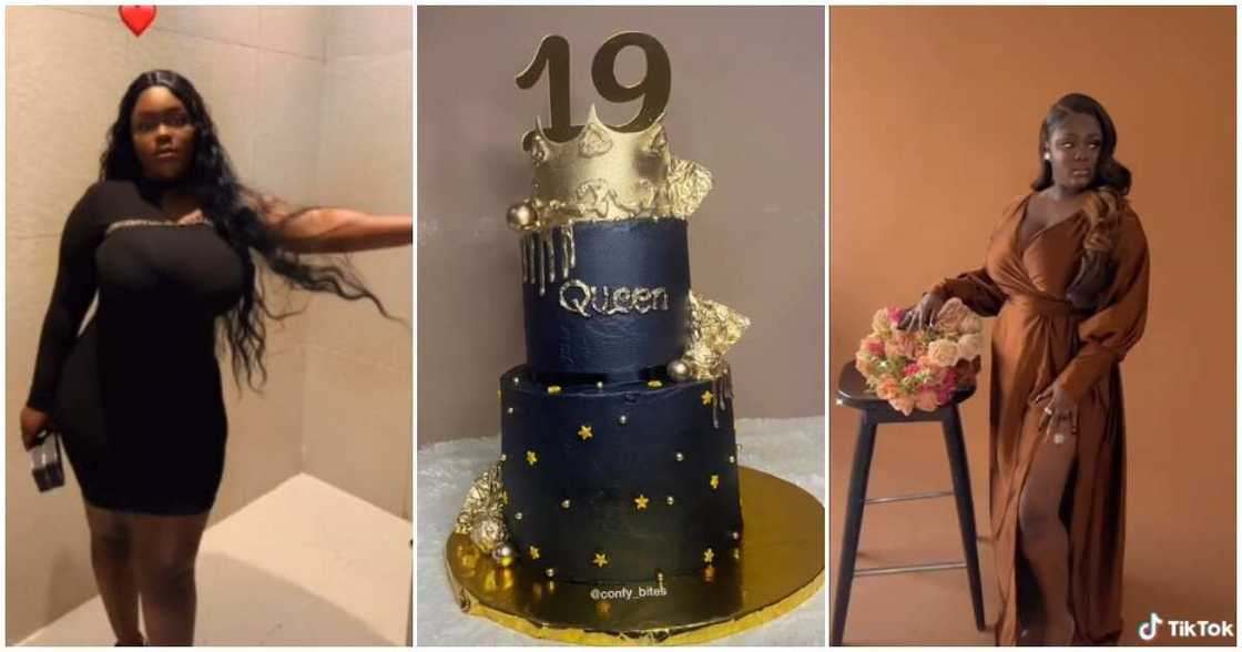 Iyamu Queen-Esther, lady celebrates 19th birthday, neitzens doubt celebrant's age, birthday celebrant who look older than their ages, funny birthday celebrations Iyamu Queen-Esther, lady celebrates 19th birthday, neitzens doubt celebrant's age, birthday celebrant who look older than their ages, funny birthday celebrations