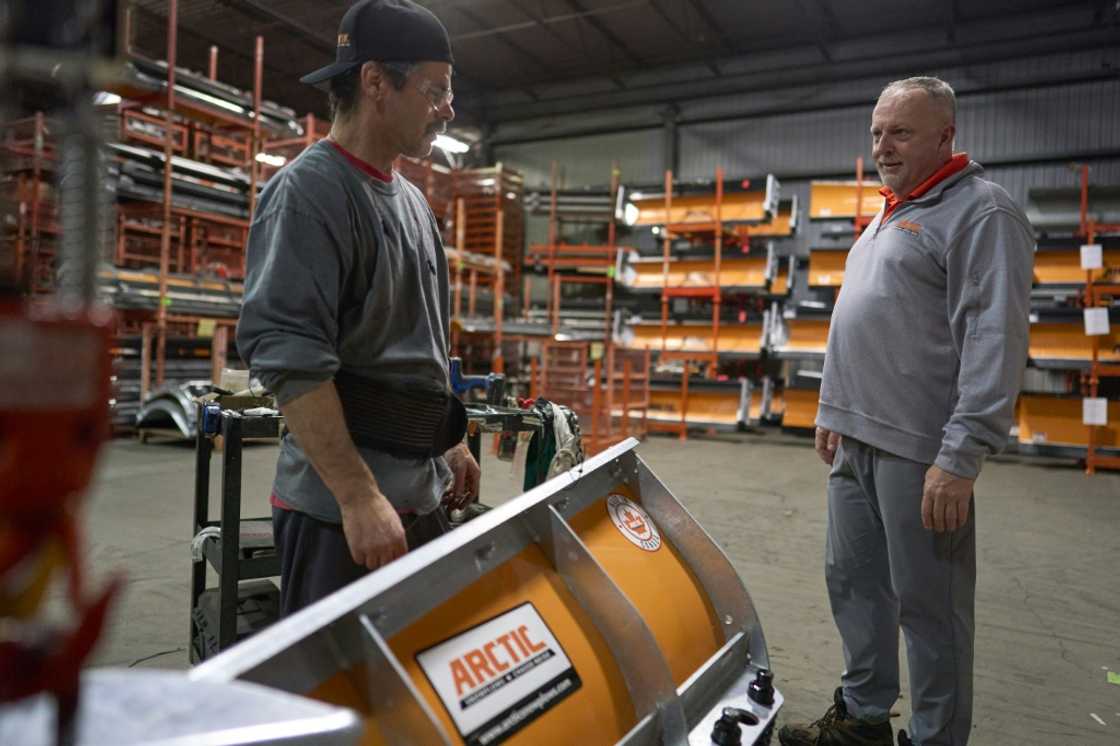 Mike Schulz, president of Arctic Snowplows, at the company's factory in London, Ontario Mike Schulz, president of Arctic Snowplows, at the company's factory in London, Ontario