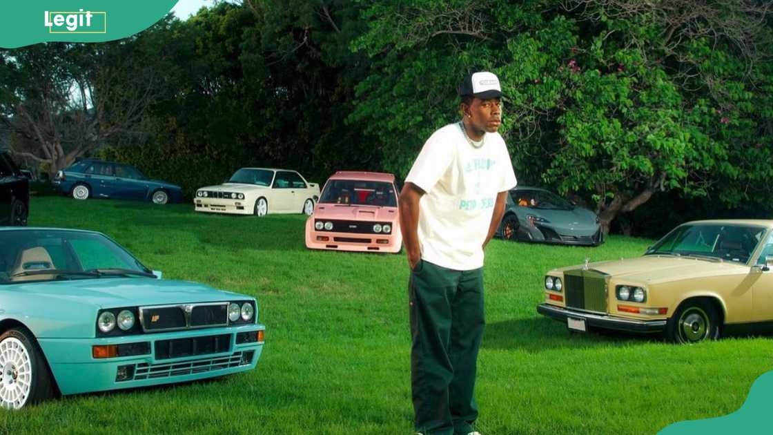 Tyler, The Creator's car collection Tyler, The Creator's car collection
