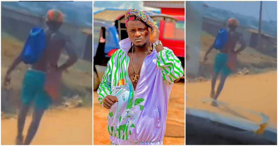 Photos of Portable walking on the street Photos of Portable walking on the street