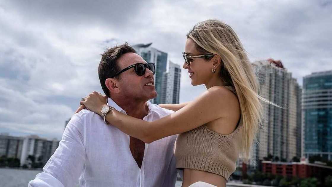 Cristina Invernizzi and Jordan Belfort Cristina Invernizzi and Jordan Belfort