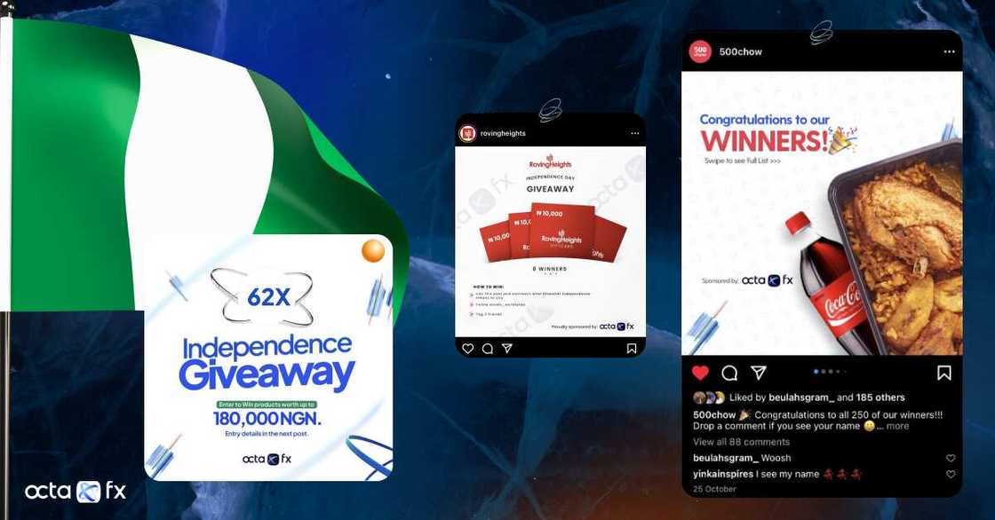 OctaFX Partners with 62 Nigerian Businesses to Celebrate Financial Independence OctaFX Partners with 62 Nigerian Businesses to Celebrate Financial Independence
