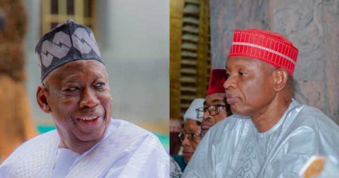 Ganduje ya caccaki Abba gida-gida kan sukar Tinubu Ganduje ya caccaki Abba gida-gida kan sukar Tinubu