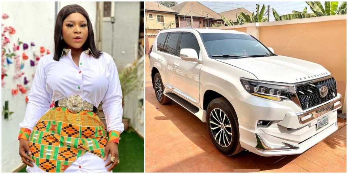 Destiny Etiko fires back after blogger alleged a man got actress her new car Destiny Etiko fires back after blogger alleged a man got actress her new car