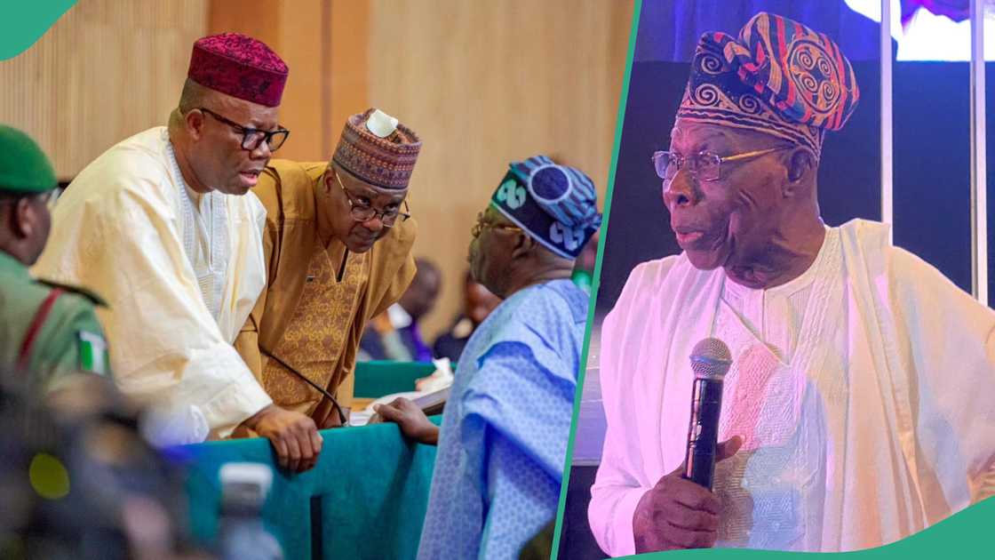 Former President Olusegun Obasanjo has alleged that the national assembly members are fixing their salaries by themselves, the executive gave them what they were not entitled to and that they got N200 million each