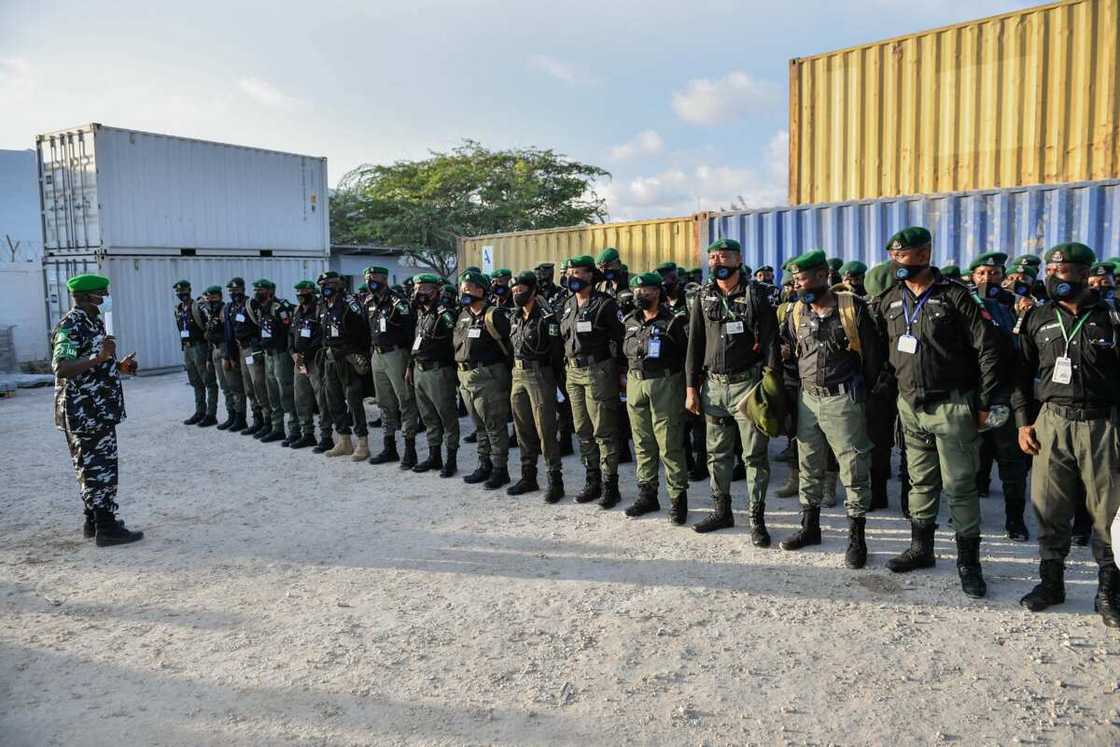 'Yan sandan Najeriya 144 sun isa Somaliya domin tabbatar da tsaro