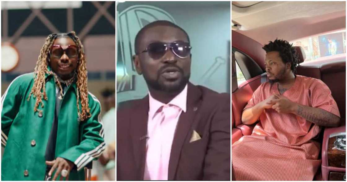 Photos of Asake, Blackface and Olamide Photos of Asake, Blackface and Olamide