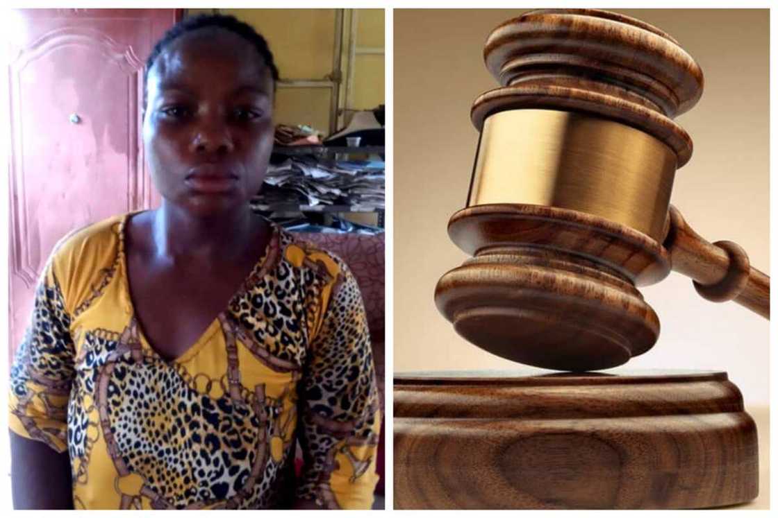 Wata mata da ake zargi. Wata mata da ake zargi.