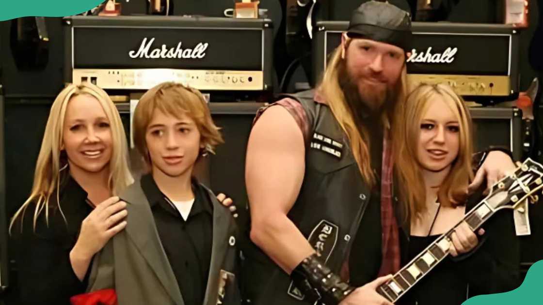 Zakk Wylde and his kids