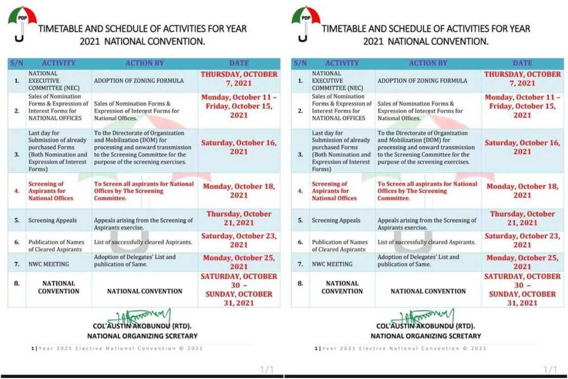 PDP national chairman PDP national chairman