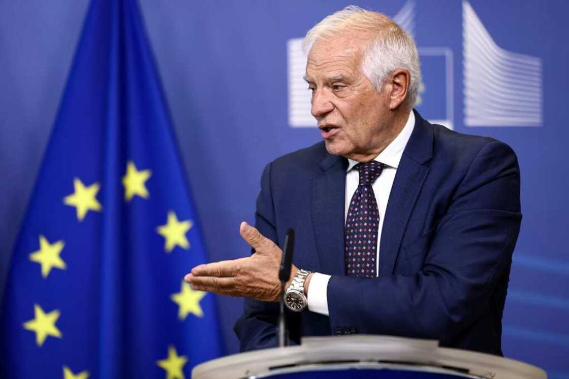 EU foreign policy chief Josep Borrell (pictured September 2022) said the block 'regrets and rejects' Nicaragua's decision to expel its ambassador and break relations with the Netherlands EU foreign policy chief Josep Borrell (pictured September 2022) said the block 'regrets and rejects' Nicaragua's decision to expel its ambassador and break relations with the Netherlands
