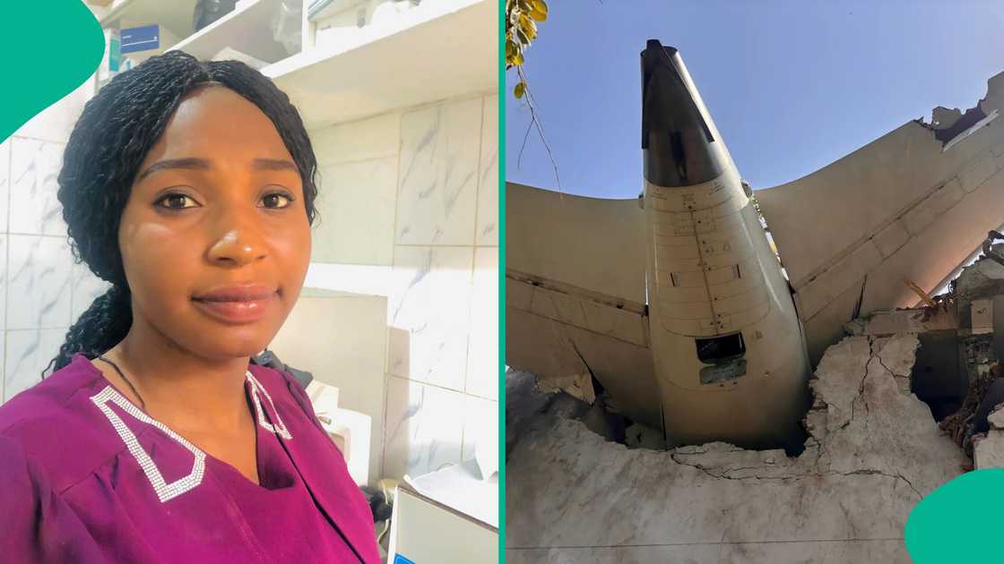 Lady claims she saw the plane crash that happened in India. Lady claims she saw the plane crash that happened in India.