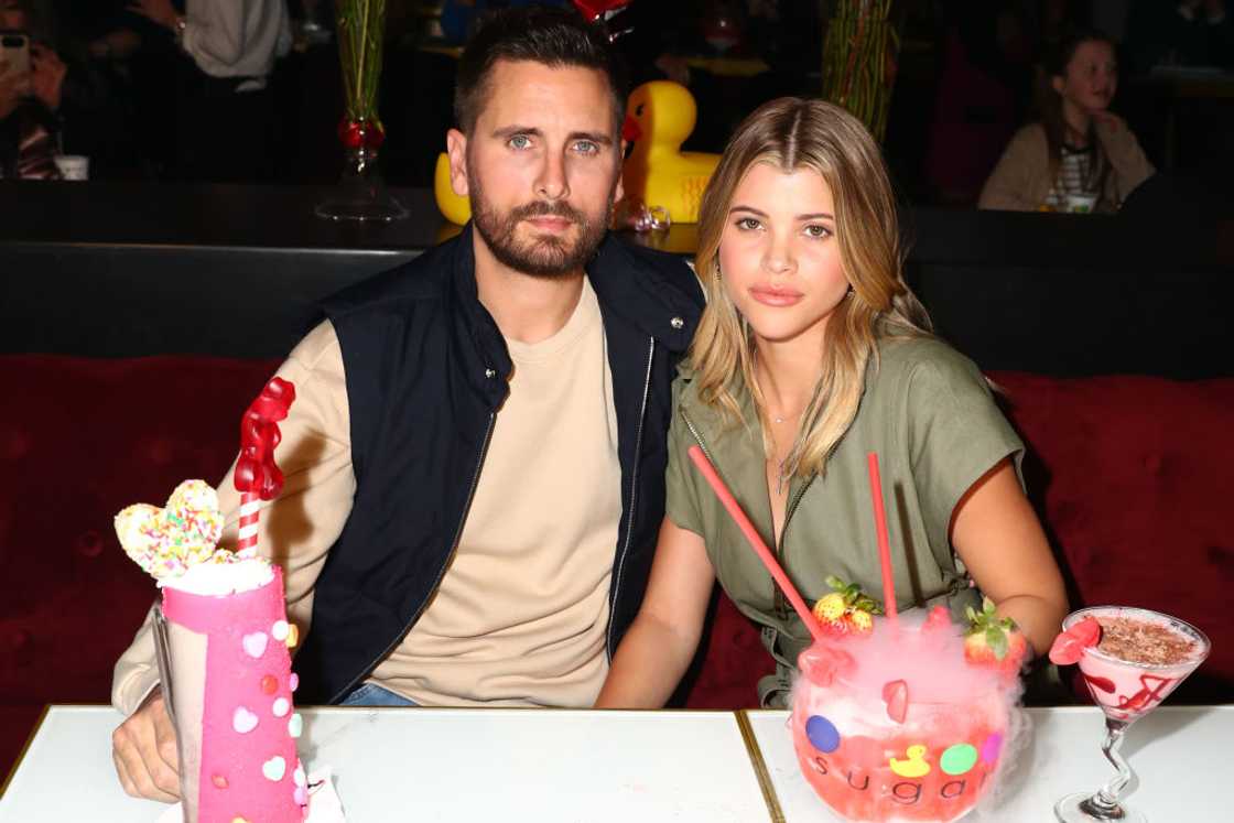 Scott Disick and Sofia Richie celebrate Valentine's Day Scott Disick and Sofia Richie celebrate Valentine's Day