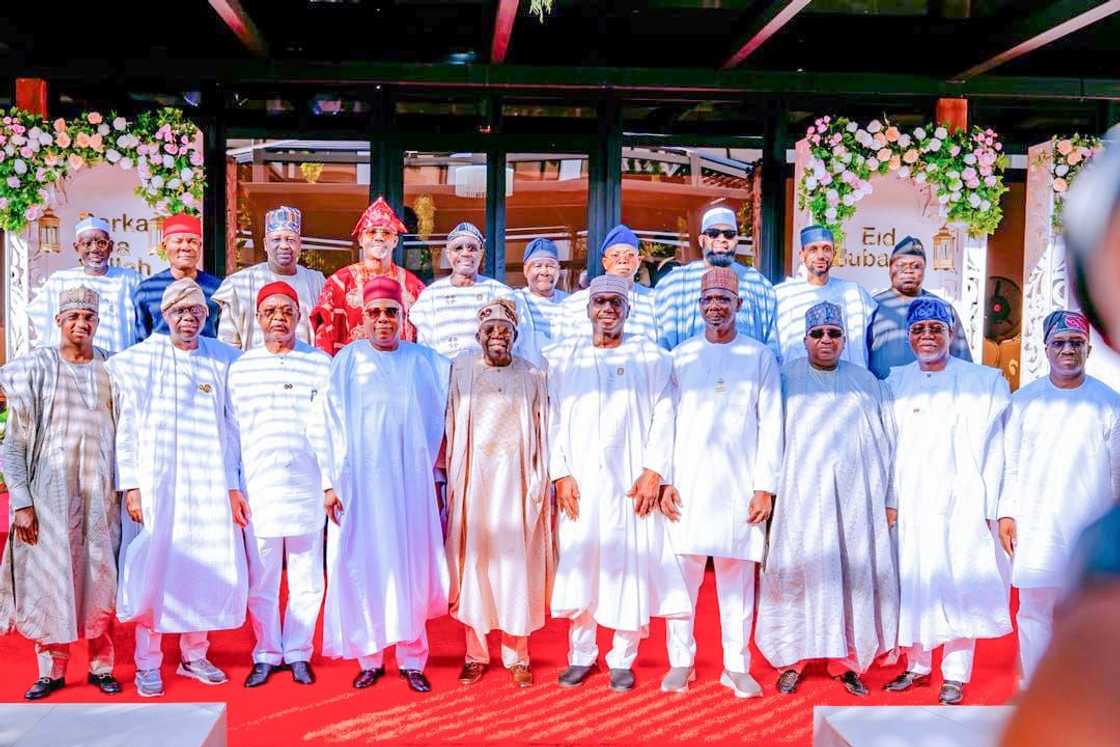 Gwamnonin da suka ziyarci Bola Tinubu