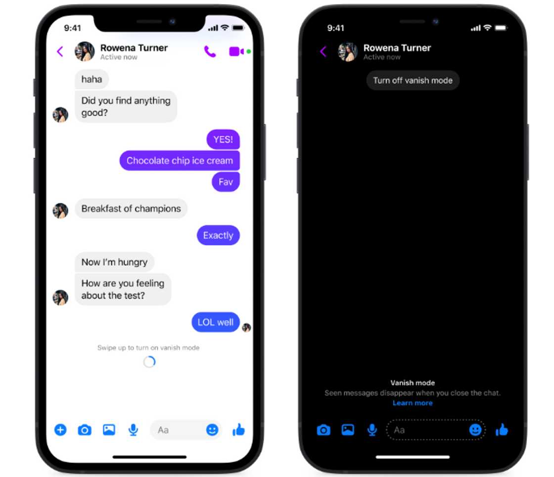 Vanish mode Vanish mode