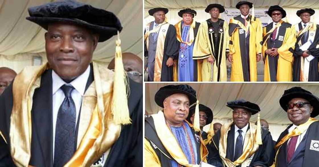 Honorary doctorate degree, Alfred Okoigun