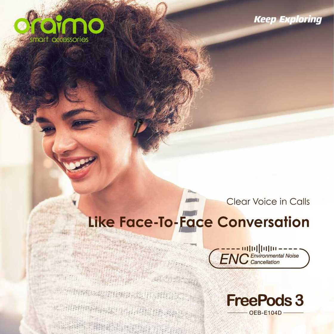 oraimo FreePods 3: Perfect Environmental Noise Cancellation in Speech Mode Are Now a Thing