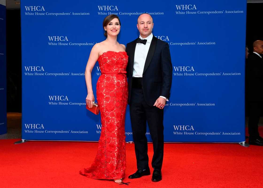 Margaret Brennan and Yado Yakub red carpet during the White House Correspondents' Dinner Margaret Brennan and Yado Yakub red carpet during the White House Correspondents' Dinner