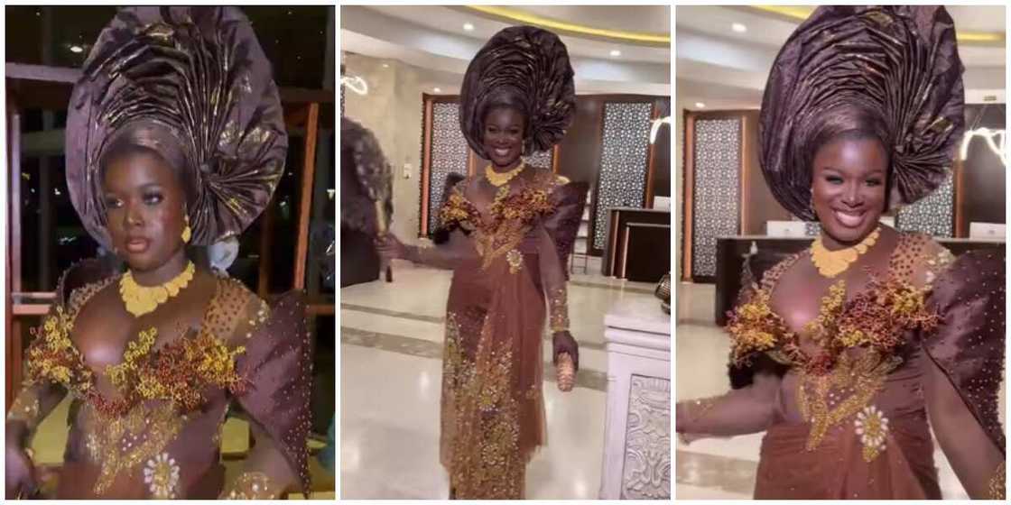 Bride in traditional look Bride in traditional look