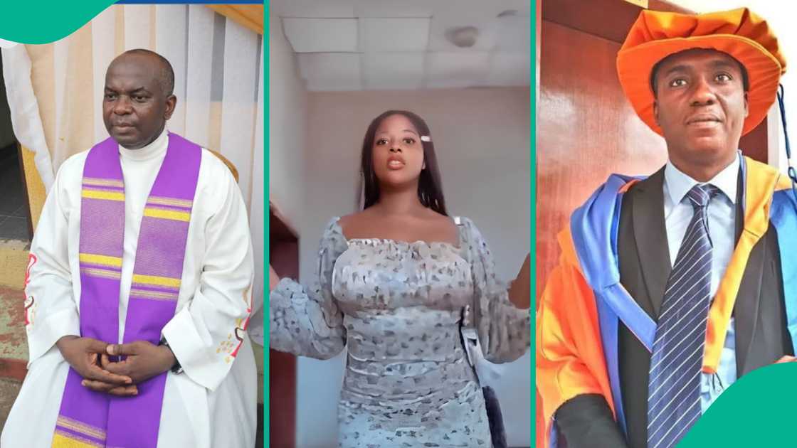 Priest reacts to video of UNIZIK student. Priest reacts to video of UNIZIK student.