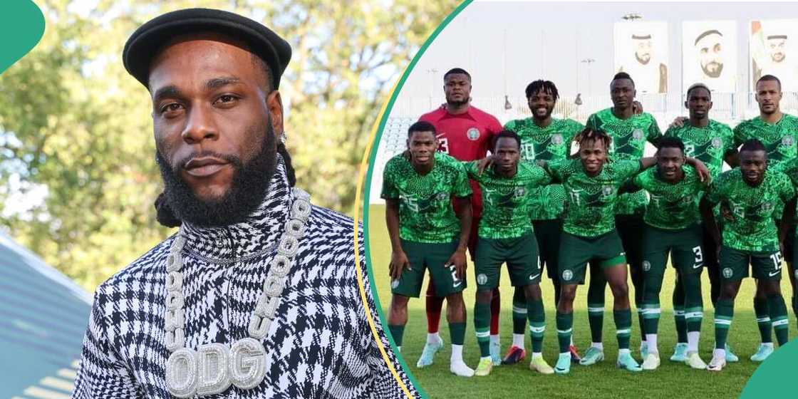 Burna Boy hypes Super Eagles after ahead of AFCON final. Burna Boy hypes Super Eagles after ahead of AFCON final.