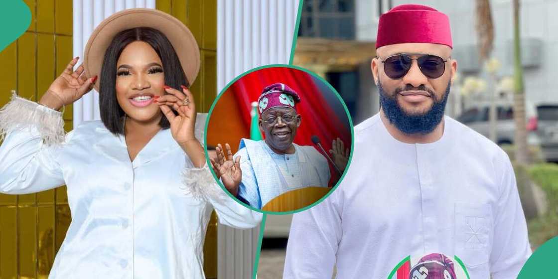 Toyin Abraham, Bola Ahmed Tinubu, Yul Edochie