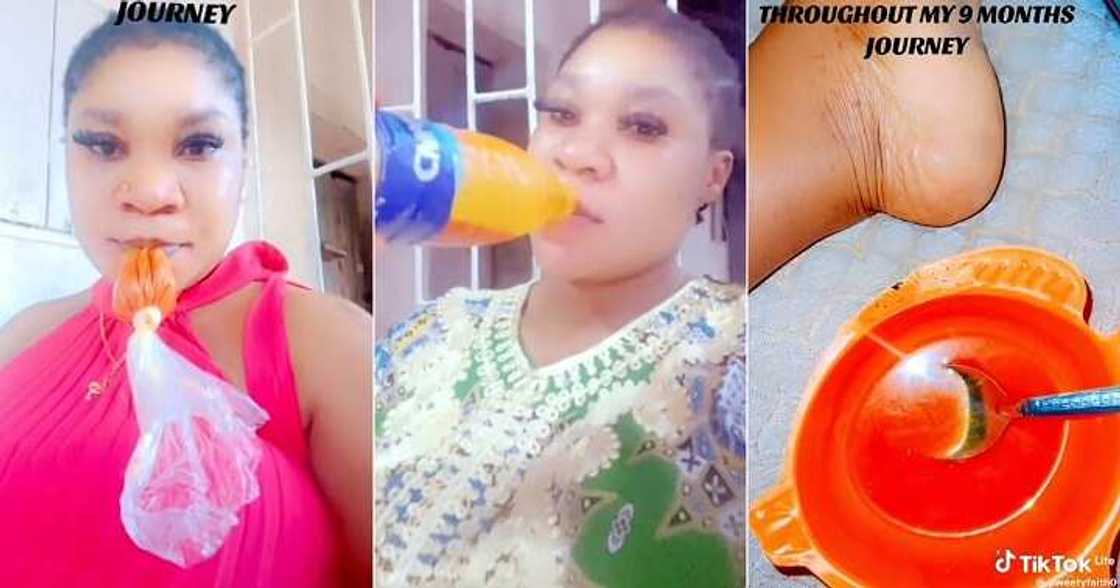 Pregnant woman who craves red oil cries out Pregnant woman who craves red oil cries out