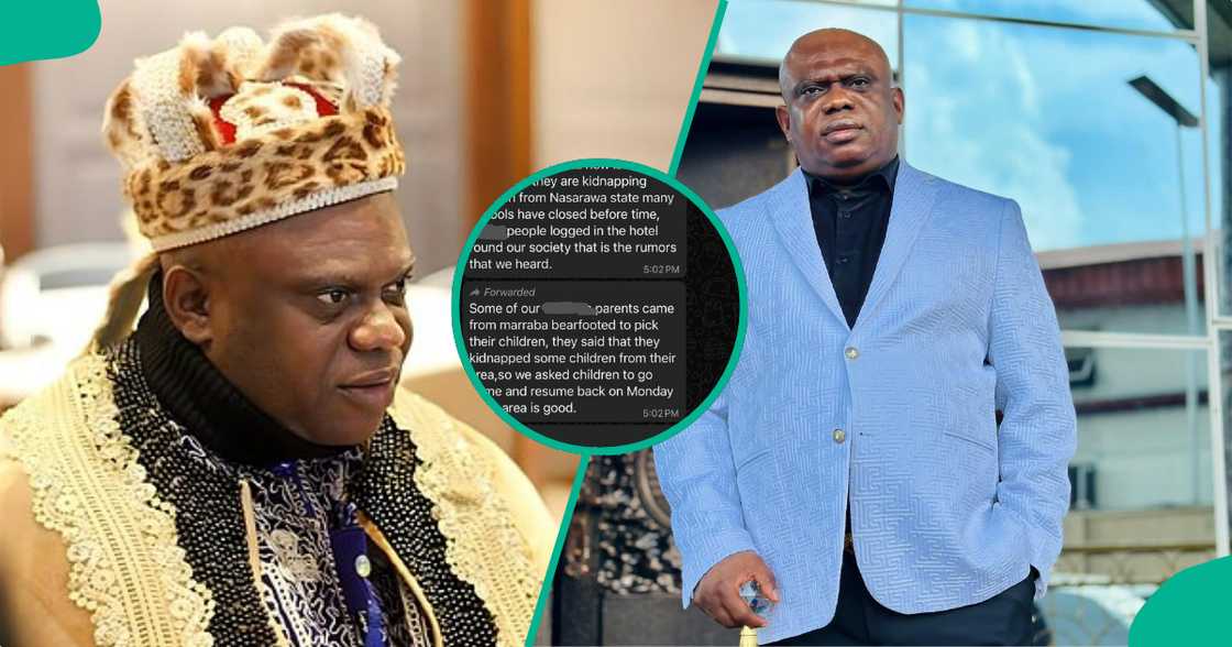 Apostle Chibuzor Chinyere displays scary WhatsApp message.