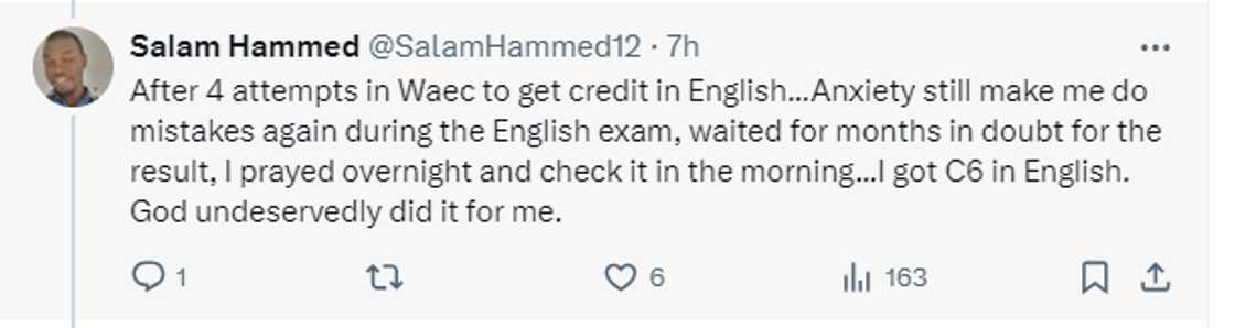 WAEC result WAEC result