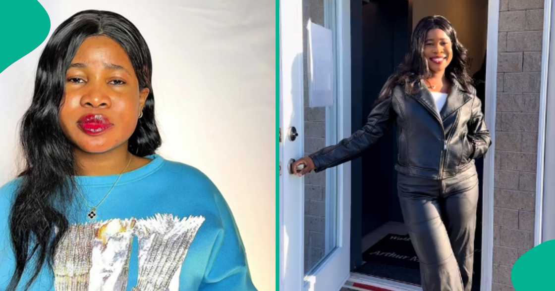 Nigerian lady shows things she found inside Uber she ordered in Canada, marvels people Nigerian lady shows things she found inside Uber she ordered in Canada, marvels people
