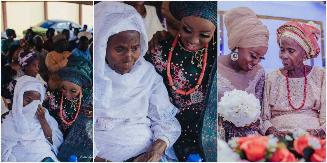 This is so sweet: Massive reactions trail adorable photos of granny crying at granddaughter's wedding ceremony This is so sweet: Massive reactions trail adorable photos of granny crying at granddaughter's wedding ceremony