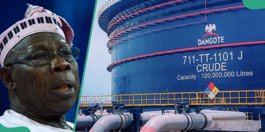 Ex-President Obasanjo speaks on Dangote Refinery Ex-President Obasanjo speaks on Dangote Refinery
