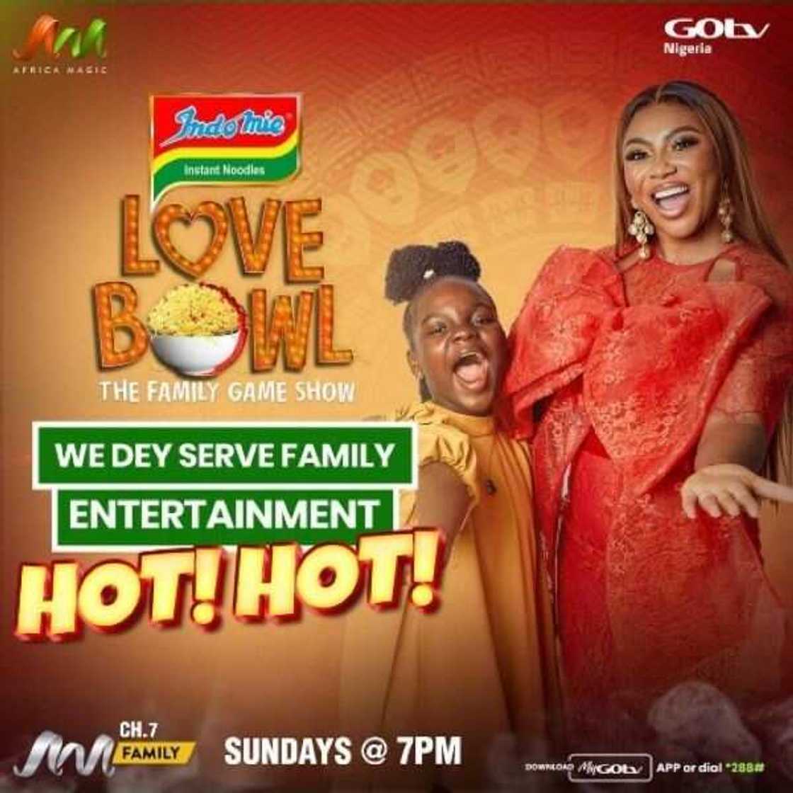 Spreading Love and Giving Back on Celebrity Episode of Indomie Love Bowl Game Show Spreading Love and Giving Back on Celebrity Episode of Indomie Love Bowl Game Show
