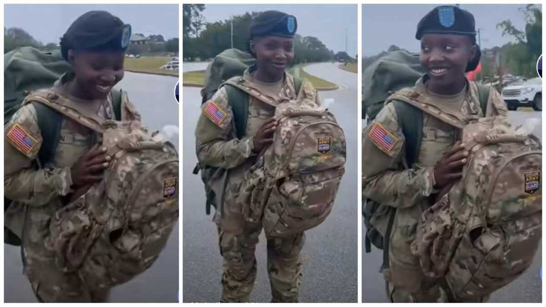 Kyakkyawar Bahaushiya ta zama soja a Amurka Kyakkyawar Bahaushiya ta zama soja a Amurka