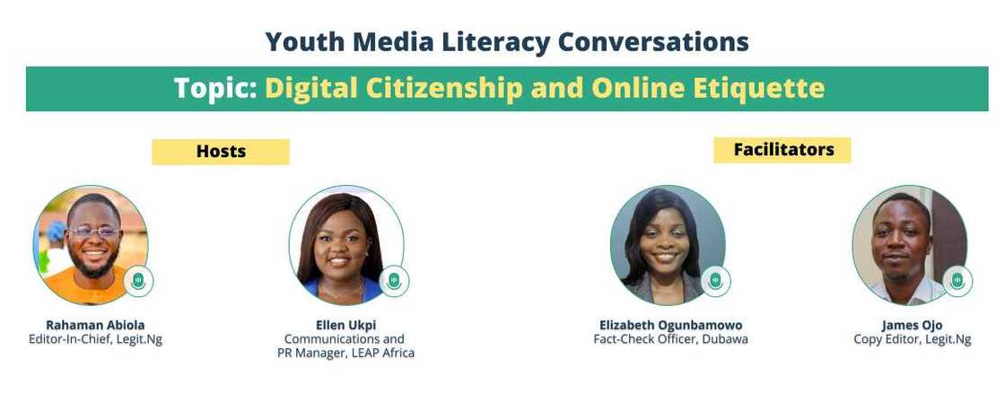 Elizabeth Ogunbamowo, James Ojo, LEAP Africa, Legit.ng, Fact-check, Media Literacy Elizabeth Ogunbamowo, James Ojo, LEAP Africa, Legit.ng, Fact-check, Media Literacy