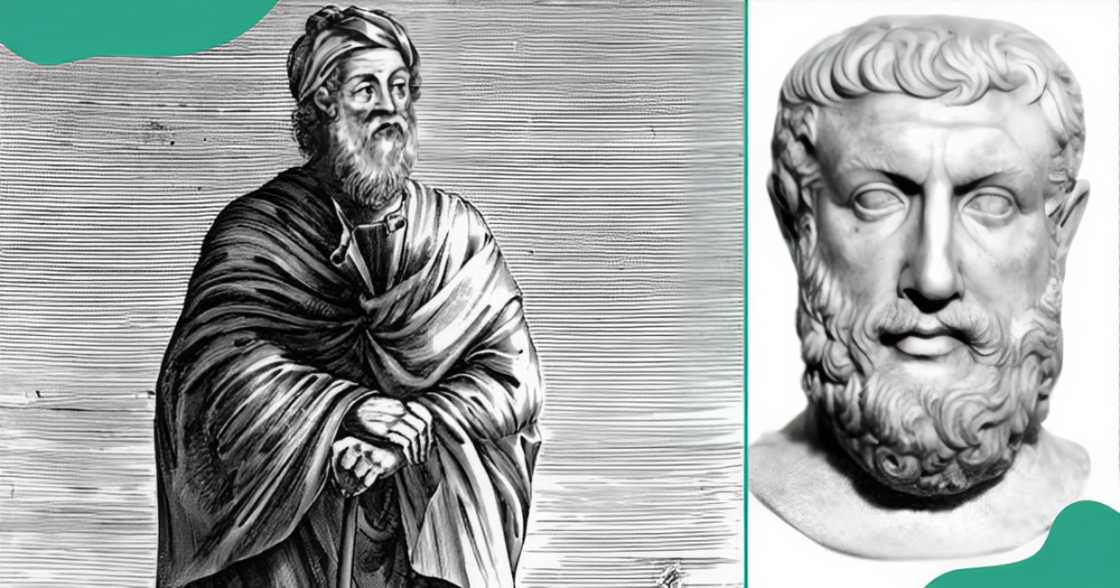 Artistic depictions of Anaximander of Miletus. Artistic depictions of Anaximander of Miletus.