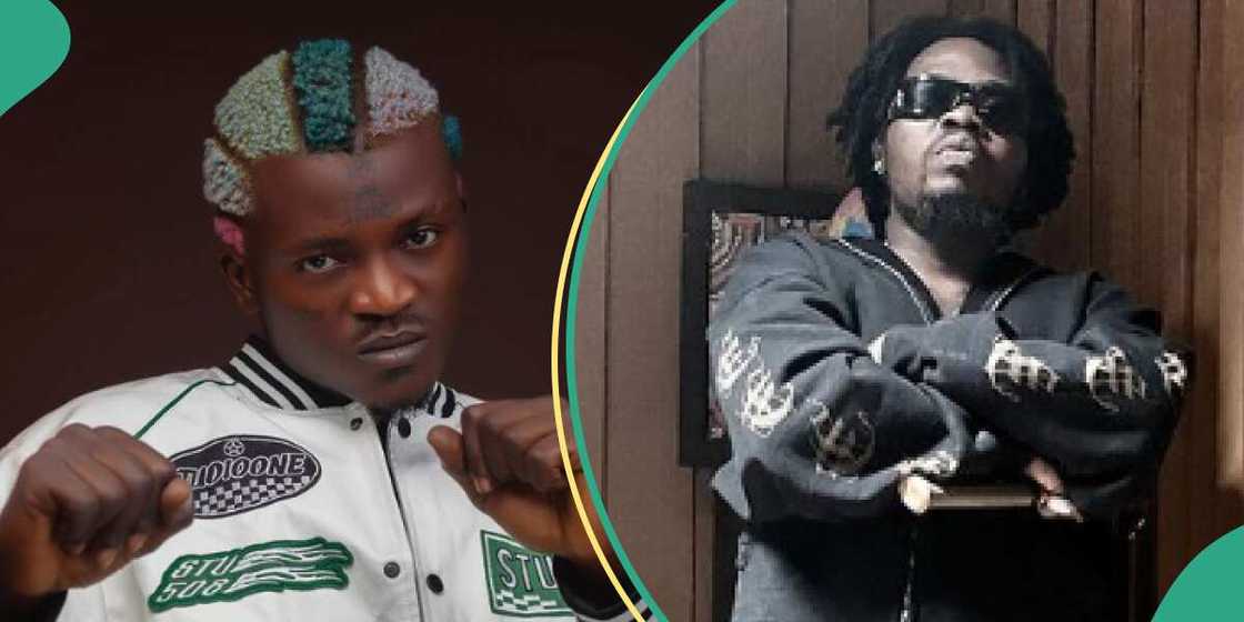 Portables takes a swipe at Olamide. Portables takes a swipe at Olamide.